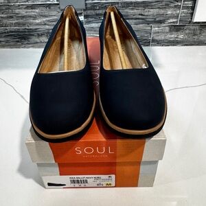 SOUL Naturalizer Navy Ballet Flats